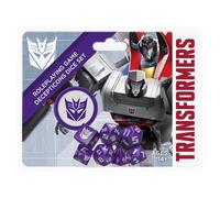 Renegade Game Studios | Transformers RPG: Decepticon Dice Set | Tabletop Role-Playing Accessory | Ages 14+