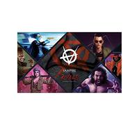 Renegade Game Studios | Vampire Rivals Brujah Clan Playmat | Official Card Game Accessory | 2-4 Players | 30-70 Minutes