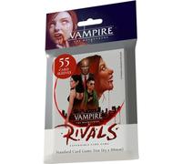 Renegade Game Studios | Vampire The Masquerade Rivals Library Deck Sleeves (55) | Card Game Accessory | 2-4 Players | 30-70 Minutes