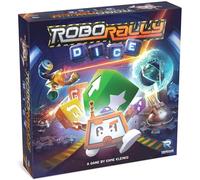 Renegade Games : Robo Rally Dice - Competitive Racing Robot Board Game, Standalone Or Expansion, Obstacles & Sabotage, Age 14+, 2-4 Players, 30-45 Min