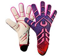 Renegade GK Apex Strapless Professional Football Goalie Gloves (Sizes 6-12, Level 5.5) 4+5MM EXT Contact Grip | Evo Negative Cut Goalkeeper Gloves for Elite Play (Flare 2.0 (Non-Fingersave), 10)