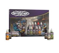 Renegade | Heroscape Army Painter Starter Set | Painting Kit Accessory, Heroscape Compatible, 10 Colors, Brush, Miniature And Army Card | 2-4 Players | 60-120 Minutes