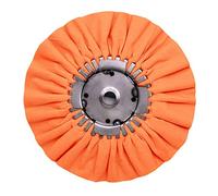 Renegade Products 9" X 3" X 5/8" Airway Buffing Wheel for Metal Polishing Aluminum & Stainless Steel for Wheels, Tanks & Bumpers (Orange)