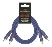 Renegade Ren5RCA RCA cable 2x RCA plug phono to 2x RCA plug phono ...