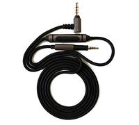 Replacement Audio Cable line 1.5m for Sennheiser Momentum 2 1.0 2.0 3.0 HD 4.40 BT HD4.50 HD4.30i hd 400s 3.5 to 2.5mm Headphones Cable Wire with Mic Control for iPhone iOS Android