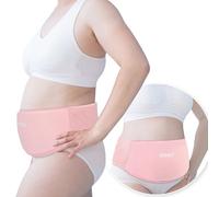 RENEO C Section Ice Pack for Post-Op, Postpartum Swelling & Pain Relief, Post C Section Belly Binder with Hot & Cold Therapy, Protects from Knocks, Pink