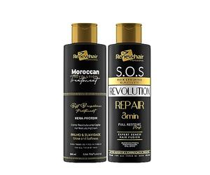 Renew Hair Professional Keratin Revolution Extreme Formaldehyde Free, Keratin Protein, Smoothing and Straightening Treatment for Silky Smooth and Frizz Free Hair, Vegan 300ml Kit
