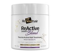 Renew Hair Professional REACTIVE BLOND COLLAGEN Hair Mask | Silk Straightening Treatment for Smooth, Frizz-Free, Blonde Hair | Salon Finish | Vegan | Volume-Reduced Formula 500gr