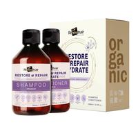 Renew Hair Professional Restore & Repair Hydrate Shampoo and Conditioner Kit (2x250ml) | Organic Grape Extract, Orange Flores & Aloe Vera | Vegan, Salt-Free, Natural Hair Care