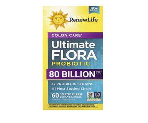 Renew Life,Colon Care Ult Flora Probiotic,60 Delayed Release Vgn Caps