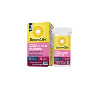 Renew Life Women's Probiotics 25 Billion CFU Guaranteed, 12 Strains, Shelf Stable, Gluten Dairy & Soy Free, 30 Capsules, Ultimate Flora Women's Care