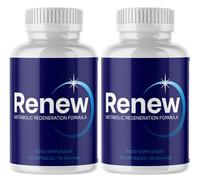 Renew- Metabolic Regeneration Formula - All Natural Formula/Weight Loss Support - 120 Capsules / 2 Monthly Supply - Supplement Heaven