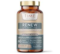 Renew - Spermidine - 99% Purity - Maximum Strength - 6.5mg x 60 Capsules - Longevity Support - GMP Standards - UK Made - Vegan (60 Count (Pack of 1))