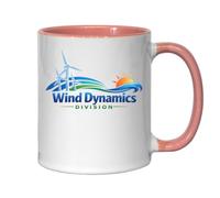 Renewable Energy and Natural Power Elements Ceramic Tea Coffee Mug Pink