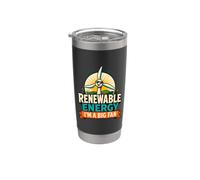 Renewable Energy Big Fan Clean Wind Power Humor Stainless Steel Insulated Tumbler