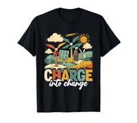 Renewable Energy Charge Into Change T-Shirt