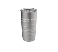 Renewable Energy Engineer Job Definition Funny Engineering Stainless Steel Insulated Tumbler