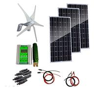 Renewable Energy Generator Kit: Hybrid Solar and Wind Power for Off-Grid Electricity Supply