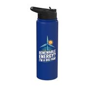 Renewable Energy? I'm A Big Fan Eco Statement Stainless Steel Insulated Water Bottle
