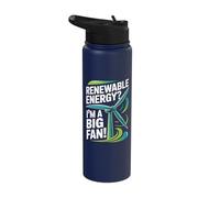 Renewable Energy I'm A Big Fan Sustainable Stainless Steel Insulated Water Bottle