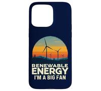 Renewable Energy I'm A Big Fan Vintage Wind Turbine Windmill Case for iPhone 15 Pro Max