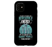 Renewable Energy Wind Turbine Environmentalist Case for iPhone 11