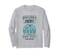 Renewable Energy Wind Turbine Environmentalist Long Sleeve T-Shirt