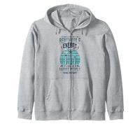 Renewable Energy Wind Turbine Environmentalist Zip Hoodie