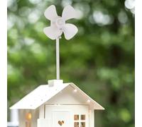 Renewable energy windmill model with LED light designed for hands on teaching of wind power principles and experiments