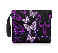 Renewold Butterflies Print Book Covers Protector Textbook Jackets Bible Holder Journal Case Hardcovers Paperback Book Sleeve Cosmetic Bag Tablet Case Travel Storage Pouch