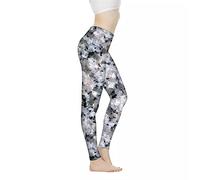 Renewold Colorful Print High Waist Yoga Pants, Durable Workout Pants for Women, Stretch Yoga Leggings Full Length Sport Pants Gift for Women Teen