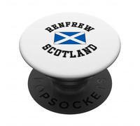 Renfrew Scotland Scottish Flag Suitable for Kids Men Women PopSockets Adhesive PopGrip