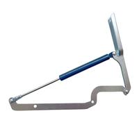 RENGCHONG Lid Support Hinge for Keter Deck Box Replacement Parts Lid Stay with Soft Close Hydraulic Hinge Support, Silvery, RENGCHONG-JL24522