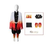 (Rengoku Kyoujurou Suit, 120cm) Demon Kimetsu Slayer No Yaiba Kamado Nezuko Kids Cosplay Costume Kimono Robes