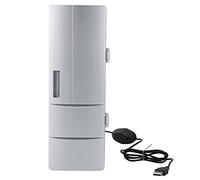 Rengu Mini Refrigerator, Multi-functional Mini USB Fridge for Office for Car