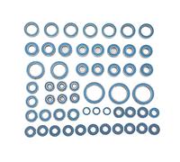 Rengue 1/10 RC Bearing Kit, 55pcs Steel Deep Groove Ball Bearings for | Remove Old Bearings Directly, Double Rubber Seal Prevents Dust, Lightweight for Fast Speed, Easy Daily Maintenance