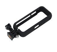Rengue Action Camera Protective Frame for One X2 Panorama, ABS | Wear-proof Anti-drop Housing, Side Window for Battery Access, Mounting Adapter Screw Included, for Helmet and Handlebar