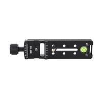 Rengue Camera Rail Nodal Slide Clamp 150mm Plate with Arca Standard Knob Clamp Scales Level for Panorama Macro Photography