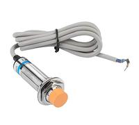 Rengue Inductive Proximity Sensor, 8mm Detection NPN NO 3-Wire | DC 12-24V, Plated Brass Housing, for Automatic Control and Non-contact Detection
