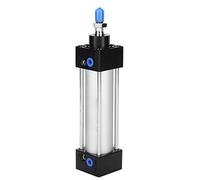 Rengue Pneumatic Air Cylinder, SC32 Double Acting 1.3in Bore Aluminum | 0.5in Piston Rod, 0.15-1.0MPa Working Pressure, -20℃ to 80℃ Temperature Range, 25-200mm Stroke Options
