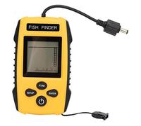 Rengue Portable Fish Finder with LCD Display, 328ft Depth Sonar for Ice | 45° Beam Angle, LED Backlight, Fish Alarm, Adjustable Sensitivity, Use on Dock or Boat