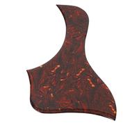 Rengue Professional Acoustic Guitar Pickguard 5 Pack Self Adhesive Thickened PVC Guitar Guard Plate Protector with Precise Fit for MARTIN D28 Style Replacement