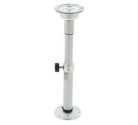 Rengue RV Table Pedestal Stand, 500-720mm Telescopic Aluminum Leg | Detachable Marine Table Base, Rustproof Anodic Oxidation Finish, Stepless Height Adjustment, Lock Button for Boat Yacht