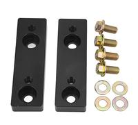 Rengue Sway Bar Drop Bracket Kit for 6 Lug 2005-2021 2-4in Lift | 6061 Aluminum Alloy, Resistant Anodized, Relocates Sway Bar Forward, Clears Aftermarket Springs