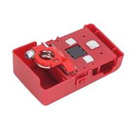 Rengue Terminal Block Kit 400A Marin Battery Holder M8 M5 Stud 32V | PC Brass Construction, UL94 V-0 Fire Rating, and Insulation Cap, for Automobile RV Yacht Racing Car Power System