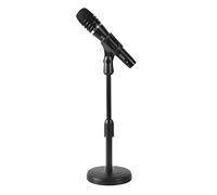 RENHUAVOY Microphone Stand, Adjustable Mic Stand Desk with 180° Adjustable Clip, Height Adjustable Straight Stands with Blue Yeti Snowball & Other Microphones