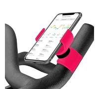 Renimove Mobile Phone Holder Exercise Bike Compatible with Smartphones up to 7.5 Inches Secure and Stable Attachment 360° Rotation for Optimal View (Pink)