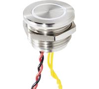 Renkforce Bell Button Stainless Steel Blue LED Shock-Resistant