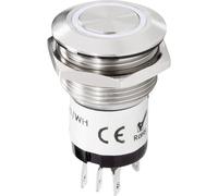 Renkforce Bell Button Stainless Steel LED Ring 24 V Weatherproof RF-4707814