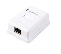 RENKFORCE Cat 6 Surface-Mounted Network Adaptor 1 Port White